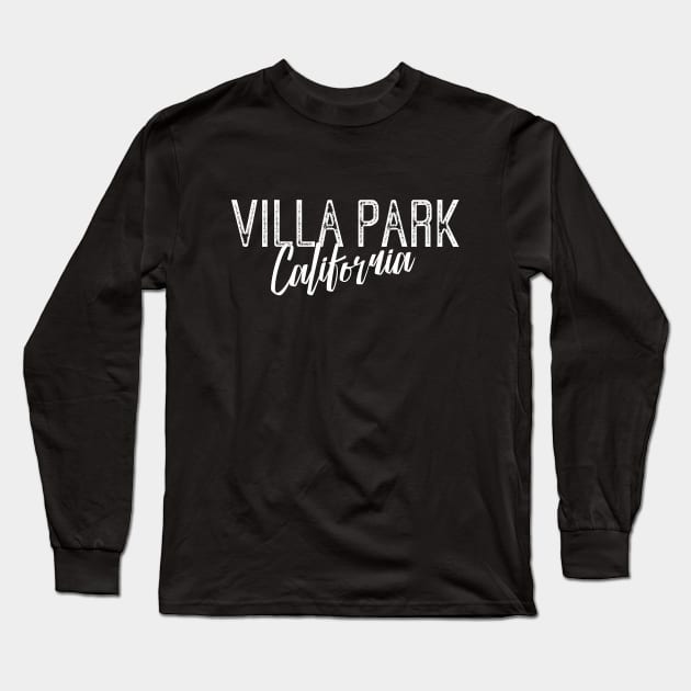 VILLA PARK CALIFORNIA Long Sleeve T-Shirt by dlinca